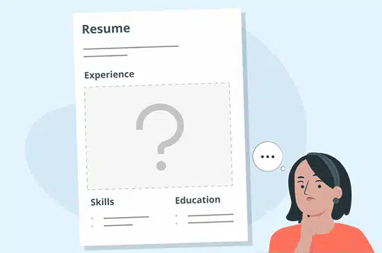 how to write a resume with no experience