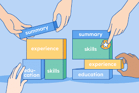 resume writing format